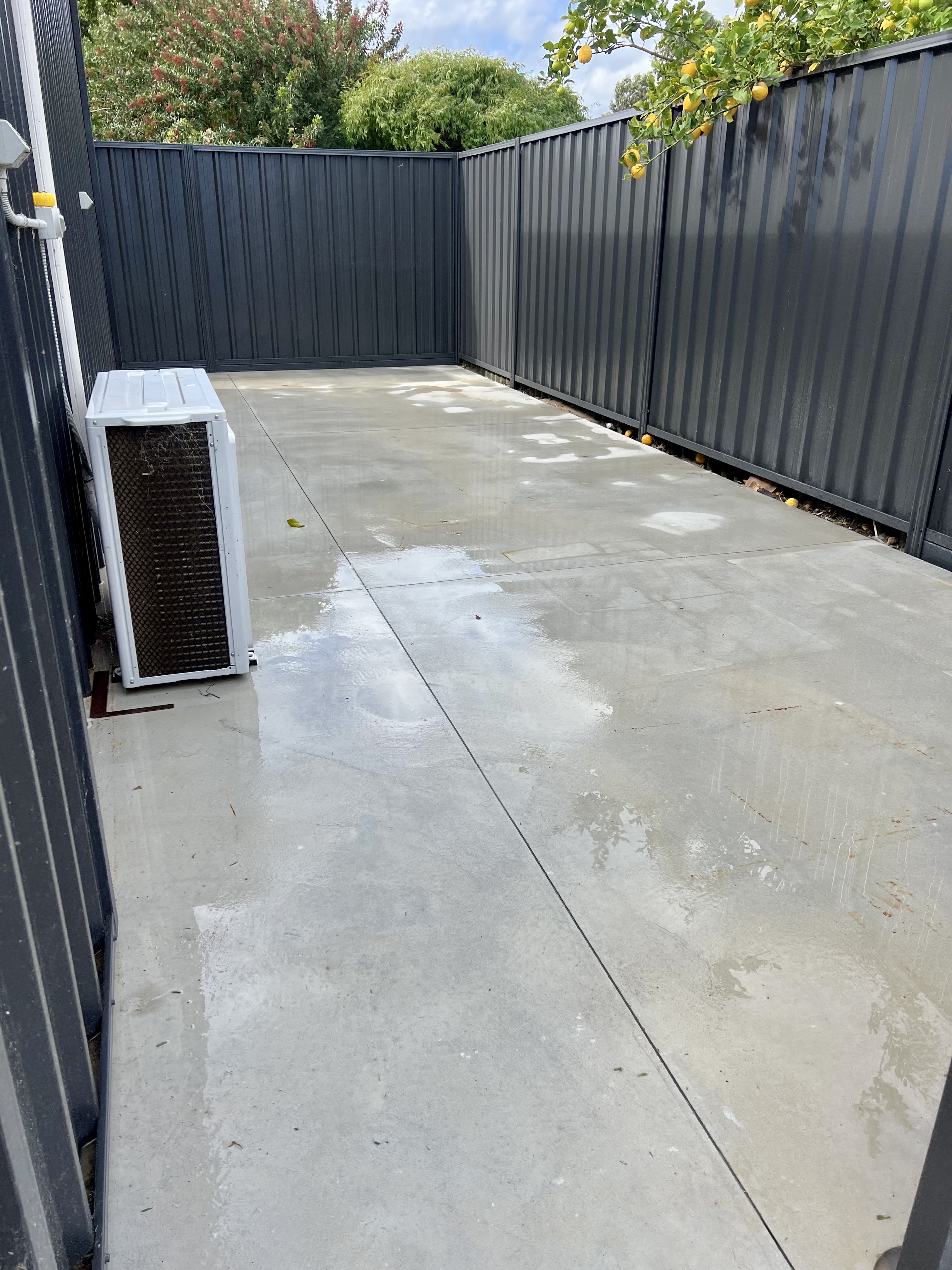 Concrete Concrete patio after pressure clean after — pressure cleaning Heathridge Perth WA