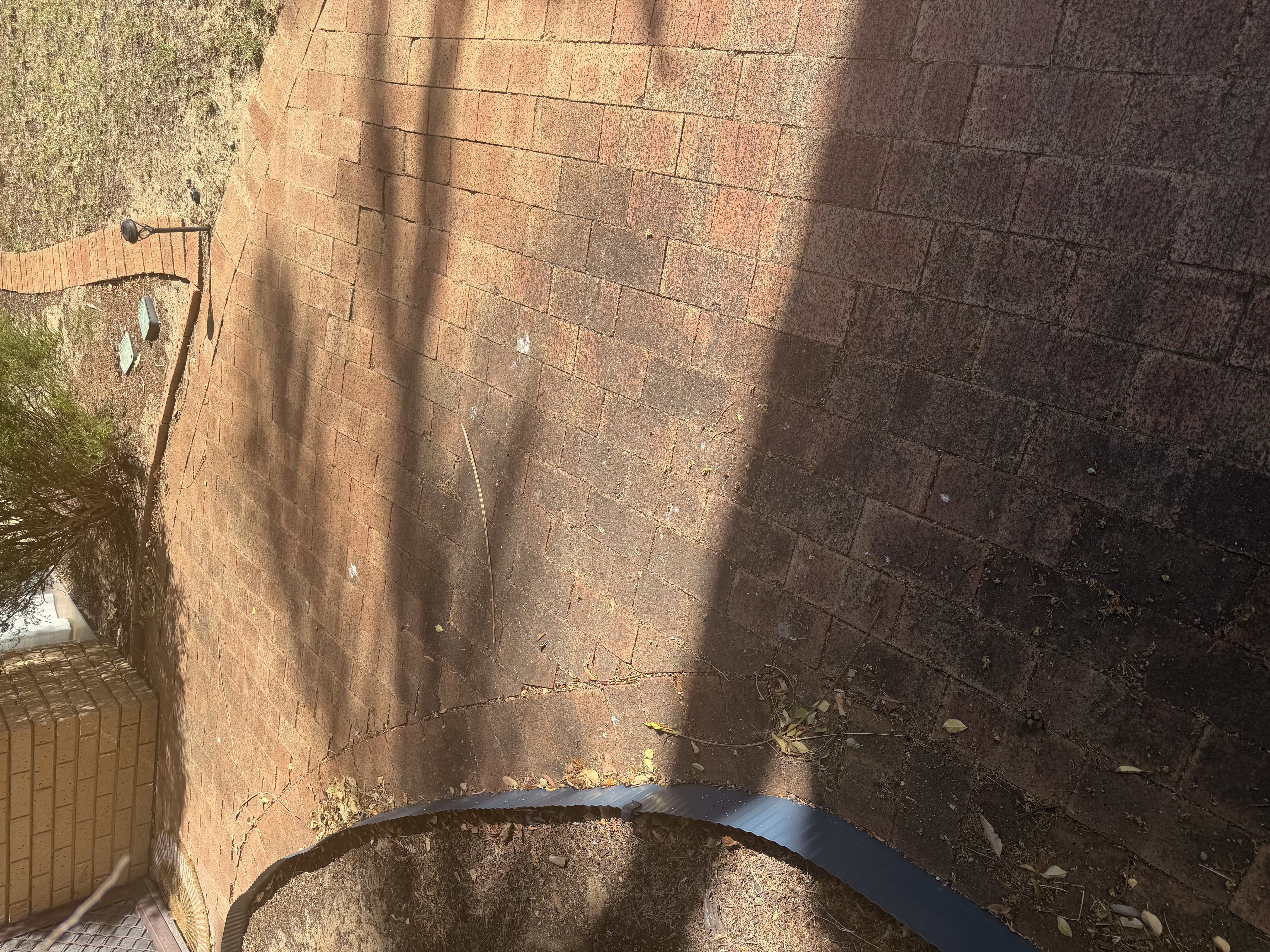 Brick pavers Brick paver driveway before — pressure cleaning Greenwood Perth WA