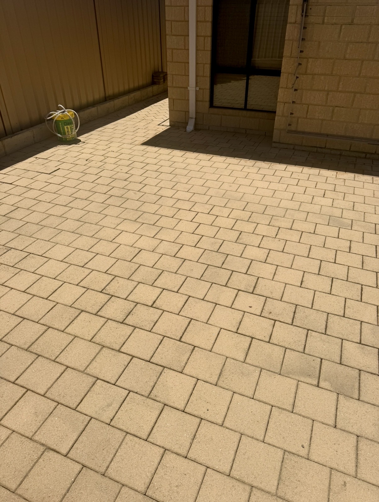 Brick pavers Courtyard brick pavers after — pressure cleaning Padbury Perth WA