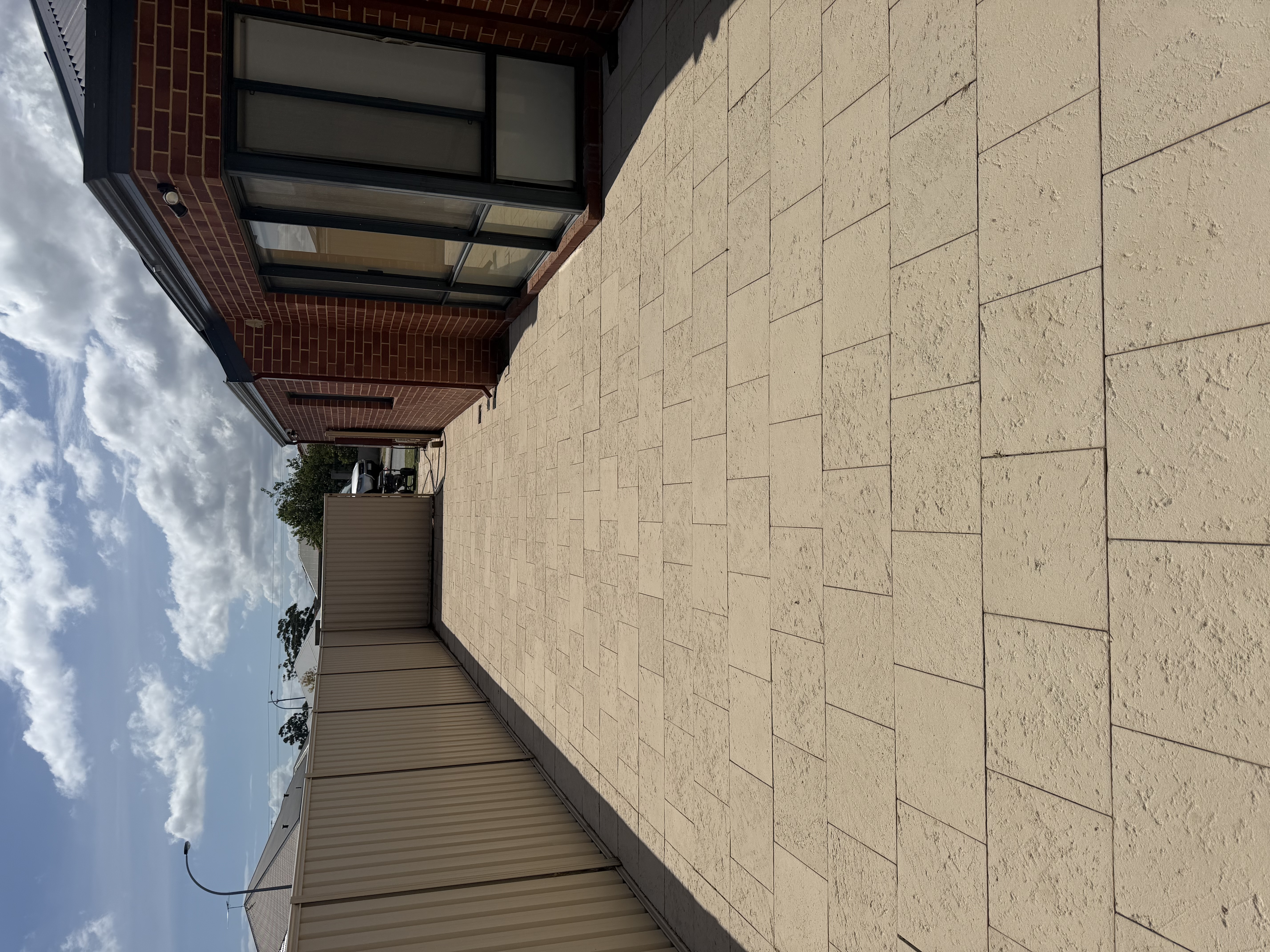 Limestone pavers Limestone paver alley after — pressure cleaning Nollamara Perth WA
