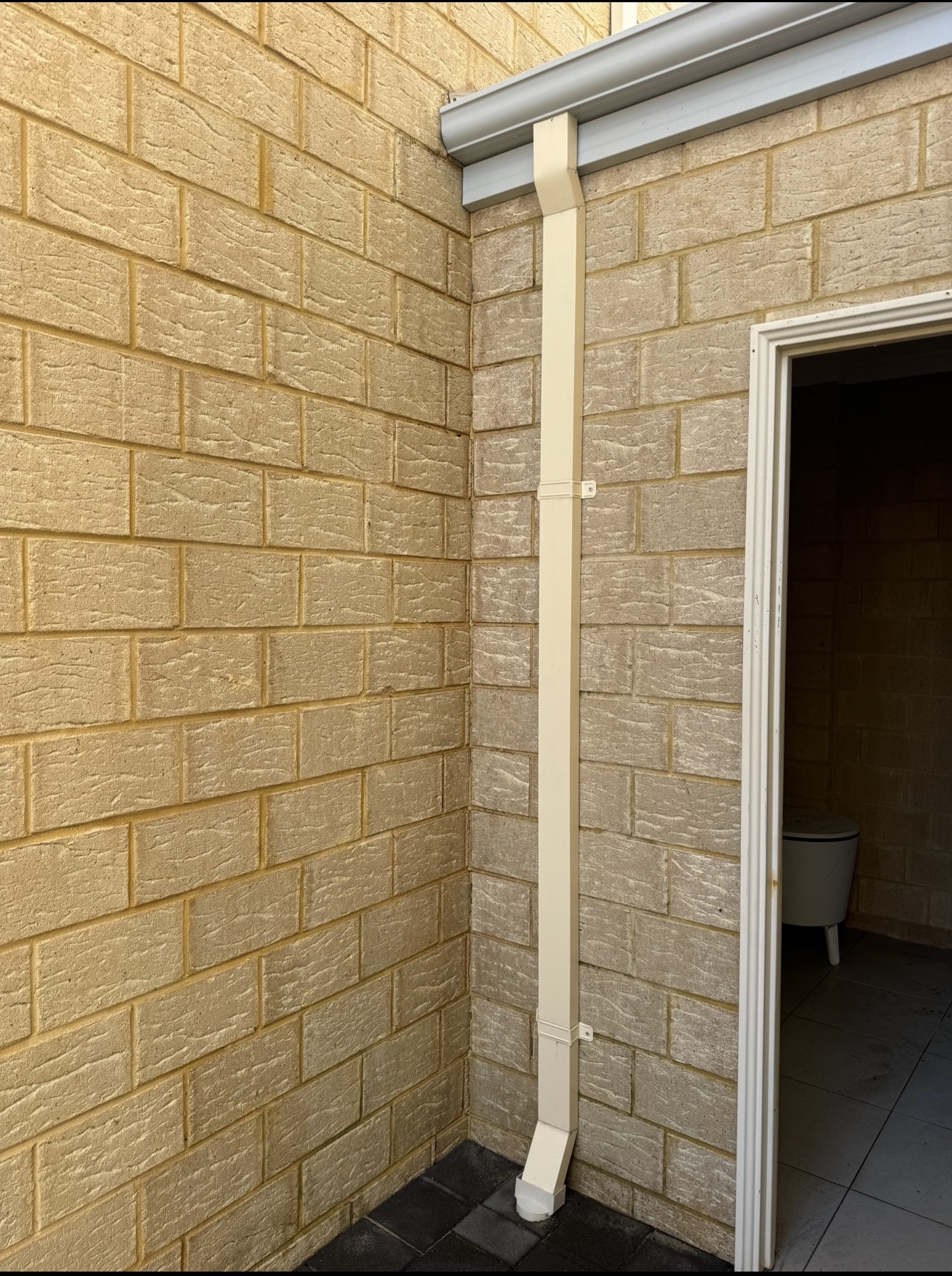 Brick pavers House exterior brick wall after — pressure cleaning Innaloo Perth WA